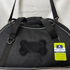 Top Paw black pet carrier for dogs (or cats) up to 12 lbs NWT